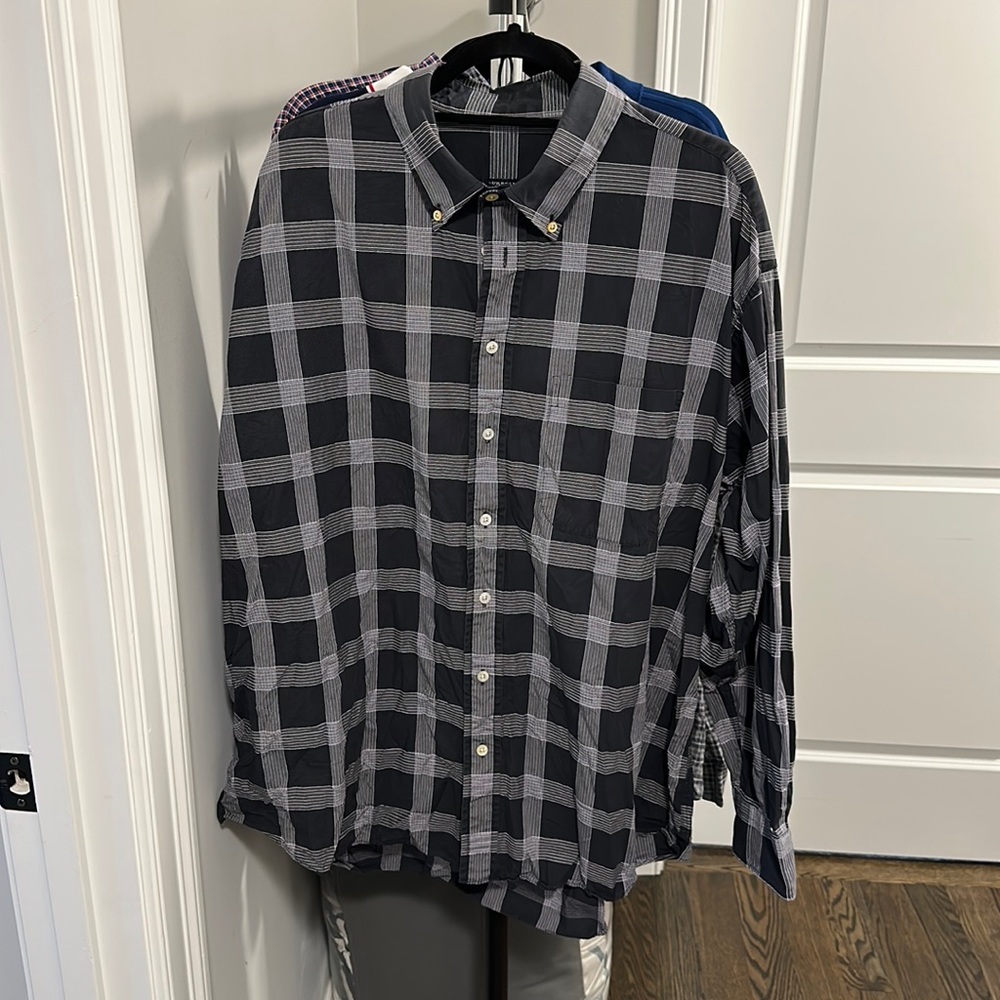 Vintage Burberry London long sleeve dress shirt